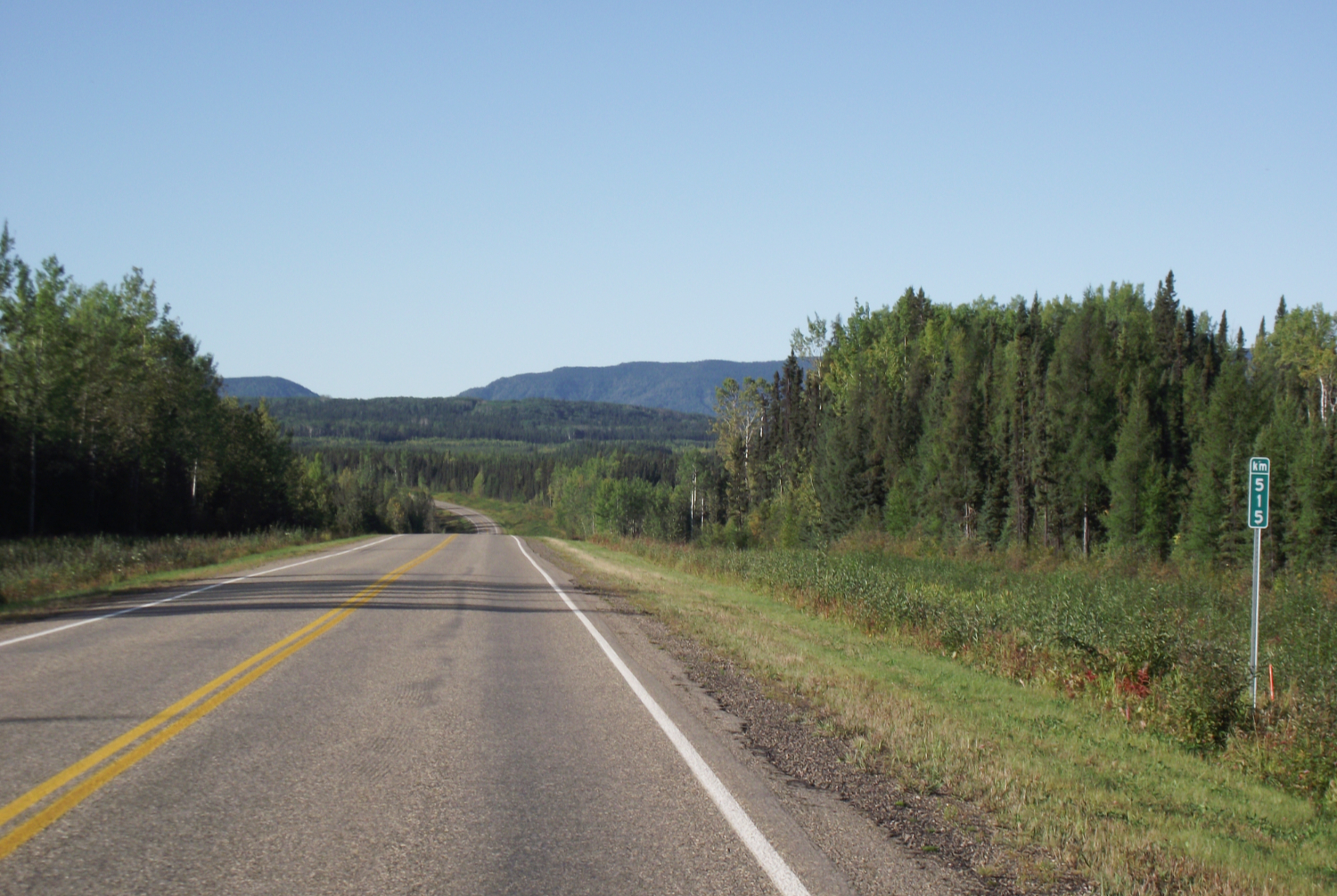 Alaska Highway Km 515