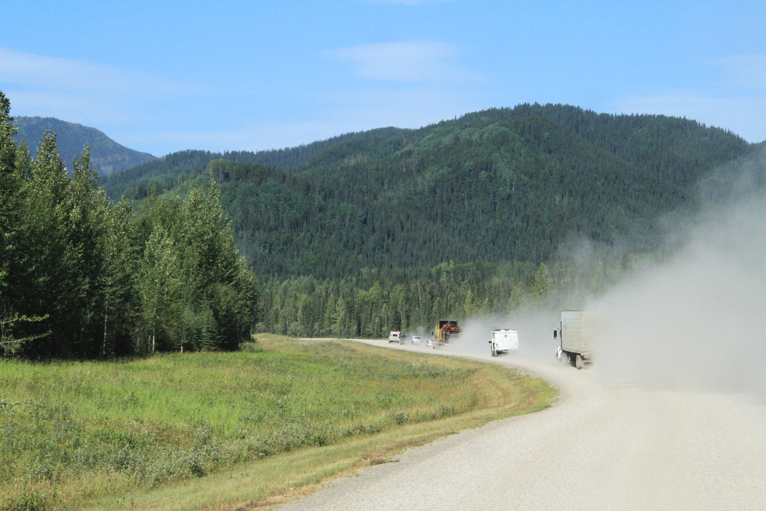 Construction on the Alaska Highway