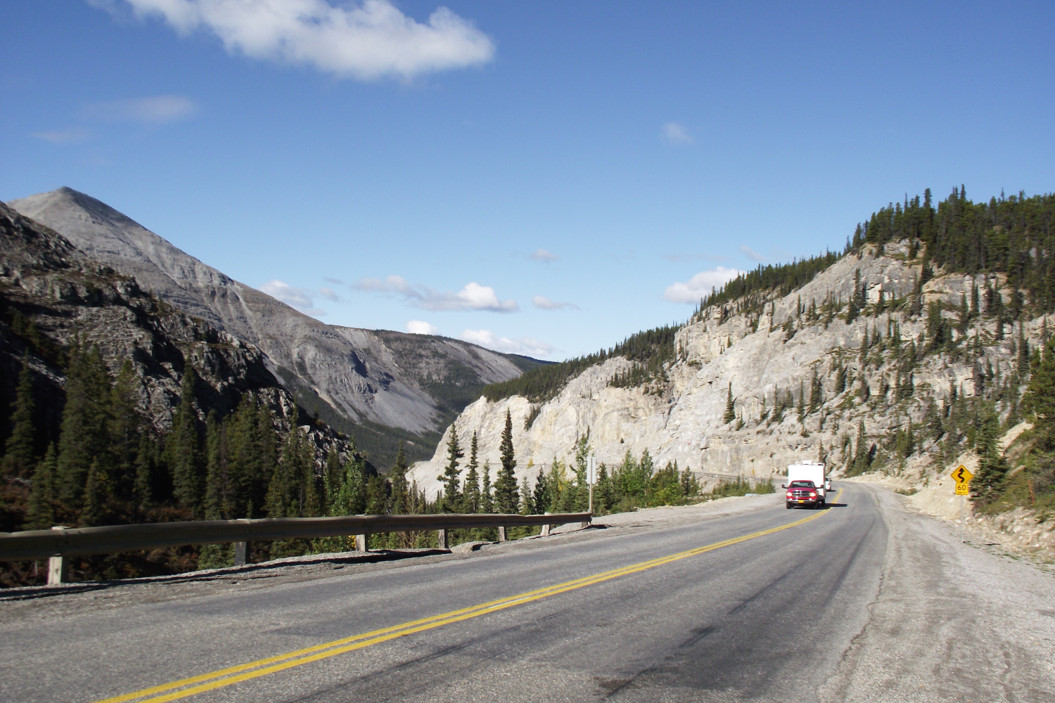 MacDonald River gorge, Alaska Highway