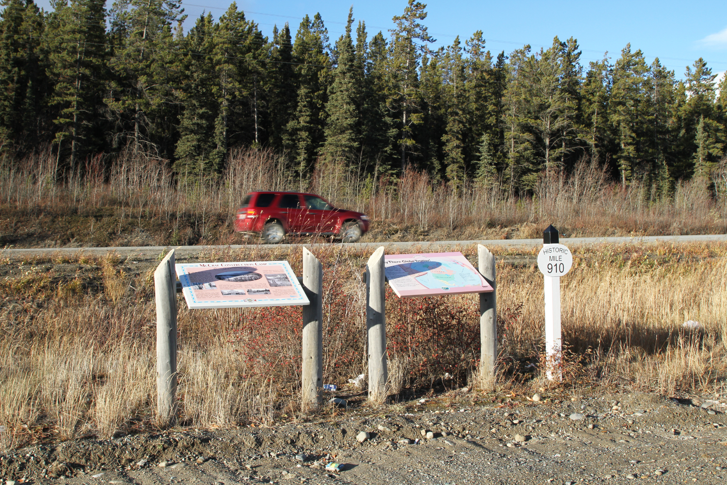 McCrae Stop of Interest, Alaska Highway
