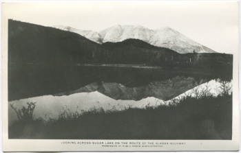 Alaska Highway postcard, 1943-44