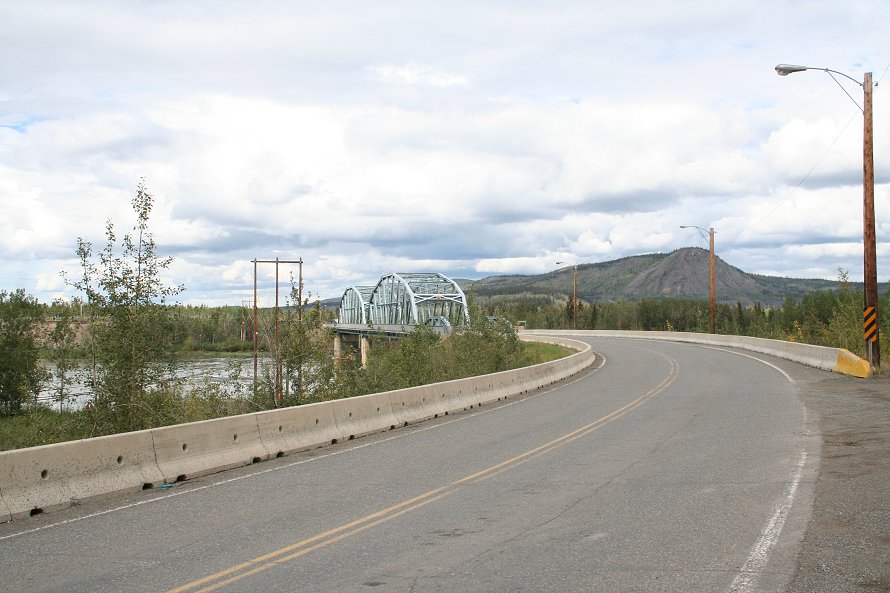 The Yukon River Bridge at Carmacks, Yukon