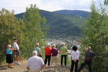 Dawson City from the Top of the World Highway, Yukon