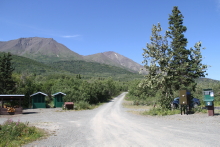 Dezadeash Lake Yukon government campground