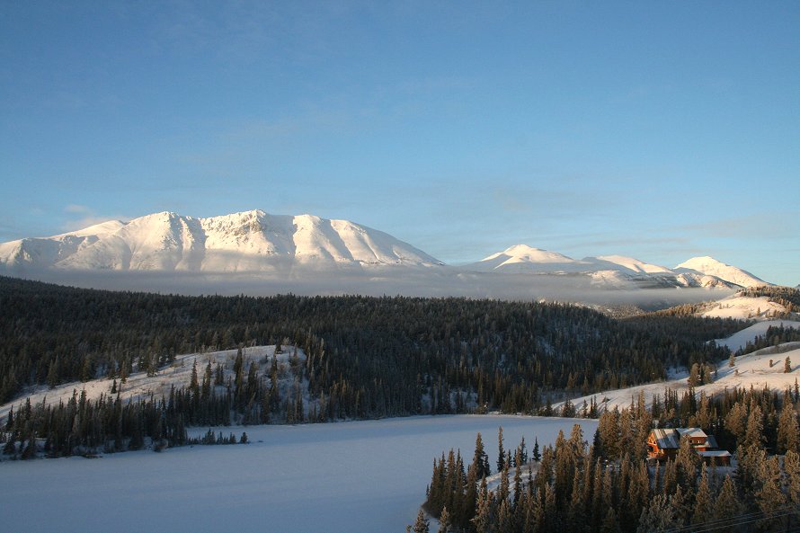 Emerald Lake in mid-winter