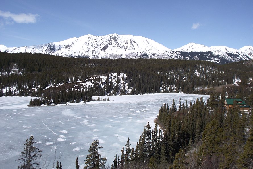 Emerald Lake, still frozen in late April