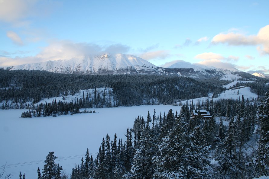 Emerald Lake in mid-winter
