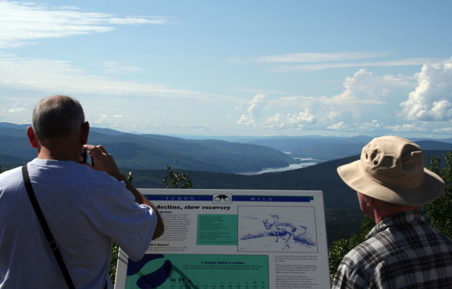 The Yukon River from the Top of the World Highway, Yukon