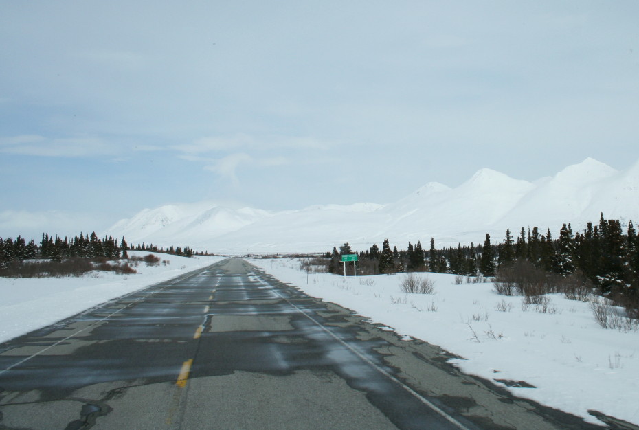 Haines Highway near Chuck Creek, BC