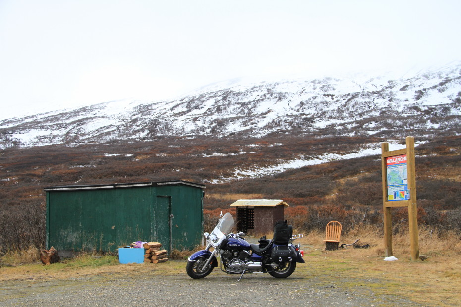 The Green Shack, a survival shelter built and maintained by volunteers and users.