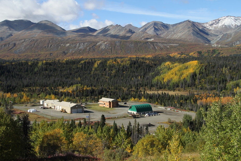 Blanchard River highway maintenance camp, Haines Highway, Yukon