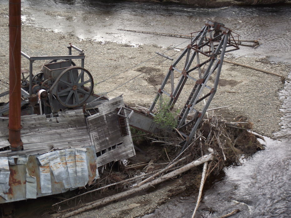Mosquito Fork Gold Dredge, Alaska