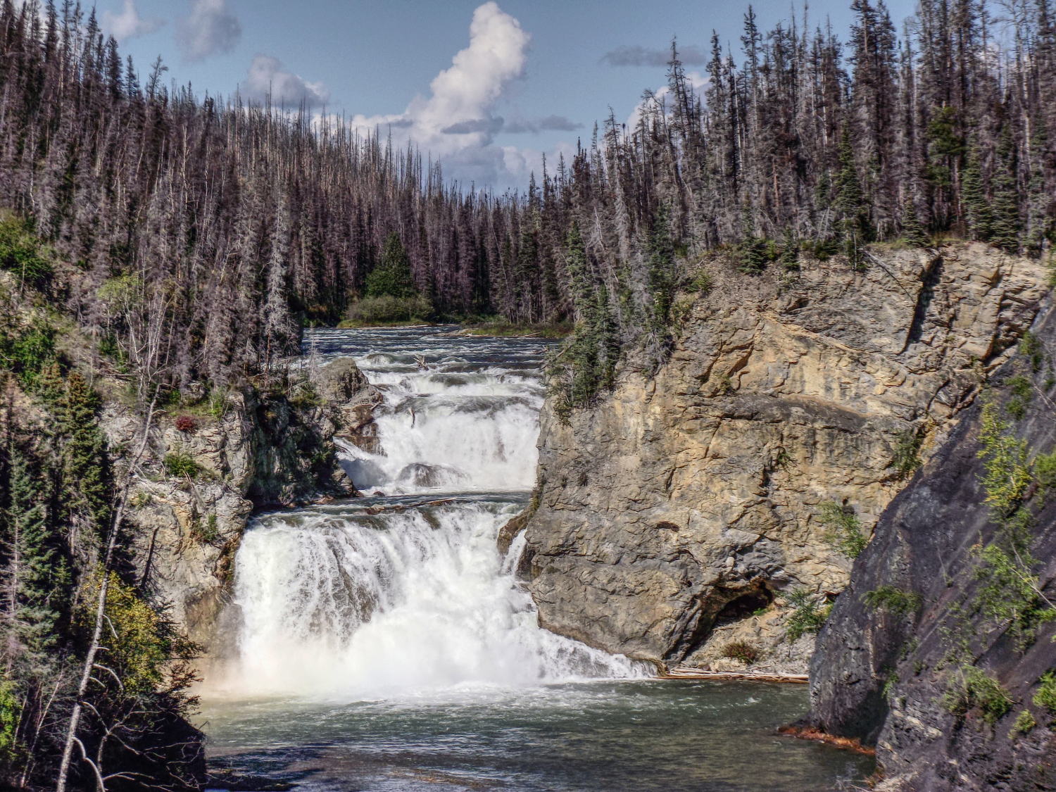 Smith River Falls, Alaska Highway