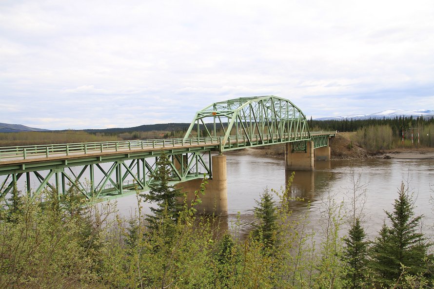 The Stewart River and bridge