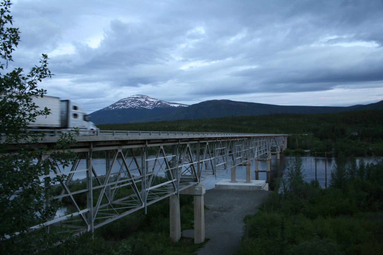 Teslin River Bridge, Alaska Highway