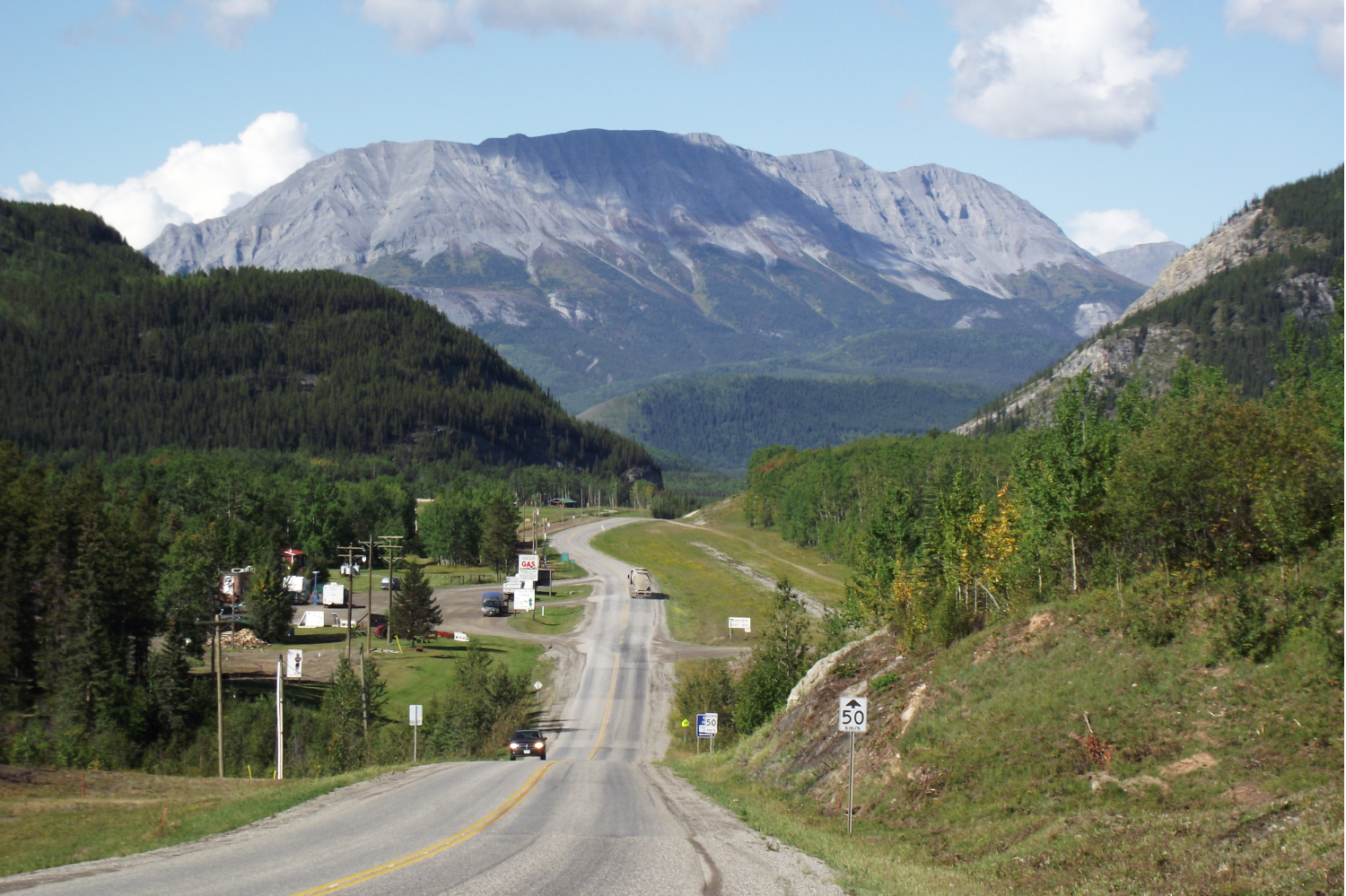 The community of Toad River at Historic Mile 422, Km 647, of the Alaska Highway.