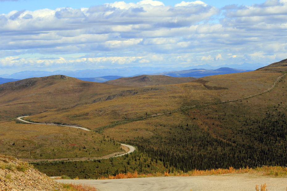 Top of the World Highway, Yukon