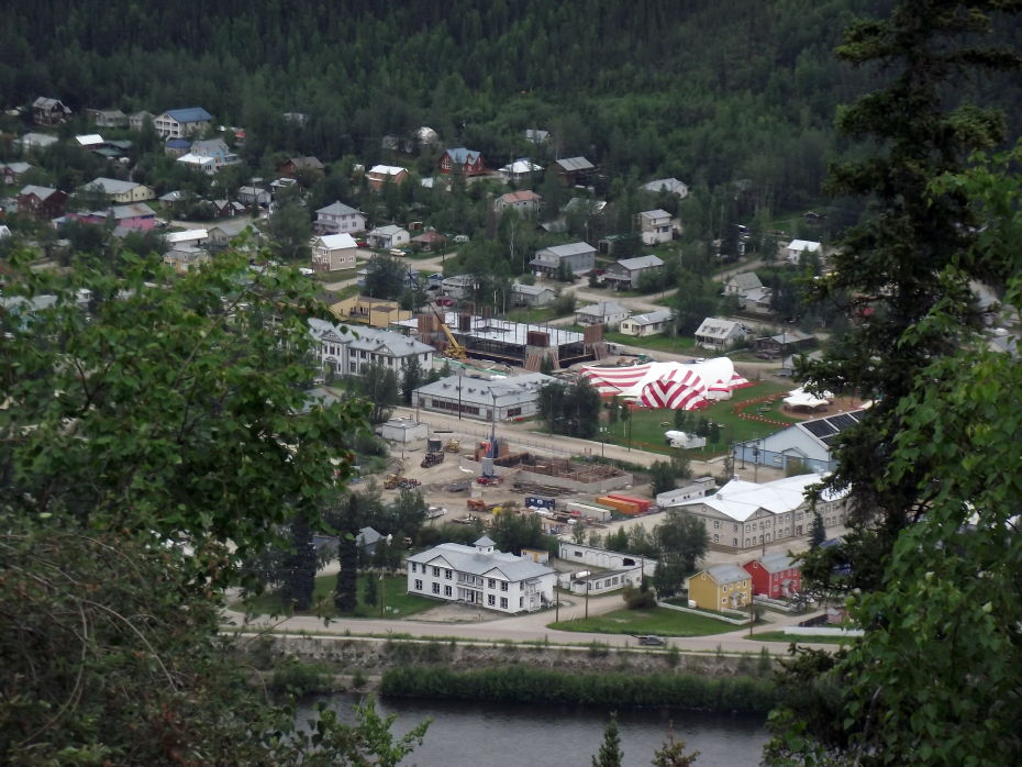 Dawson City from the Top of the World Highway, Yukon