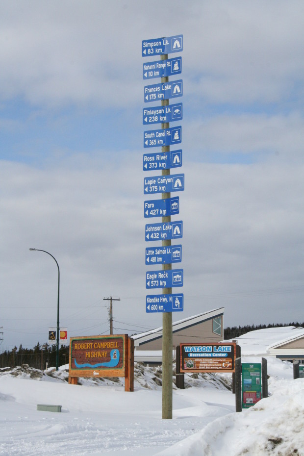  on the Robert Campbell Highway, Yukon