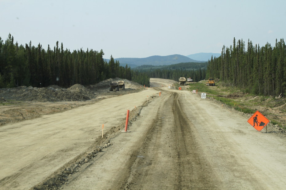  on the Robert Campbell Highway, Yukon