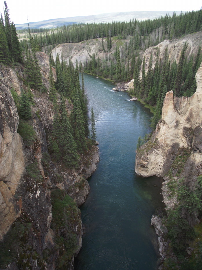 Lapie Canyon on the Robert Campbell Highway, Yukon