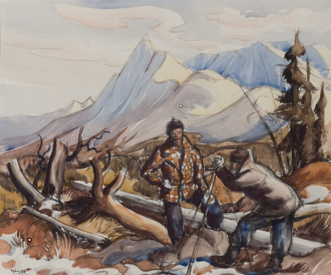 Alaska Highway, H. G. Glyde, 1943