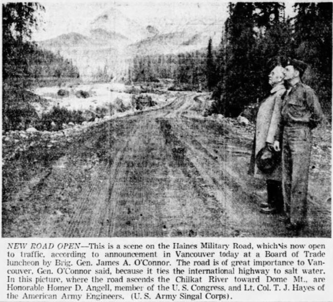 Haines Road Opens, September 1943