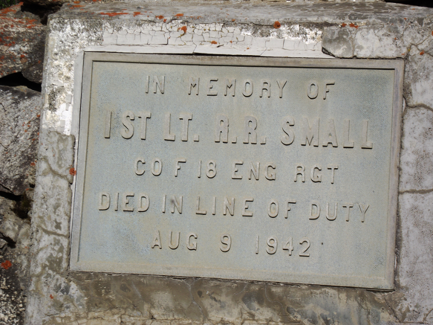 Lt. Roland Small Memorial (US Army Corps of Engineers), Alaska Highway