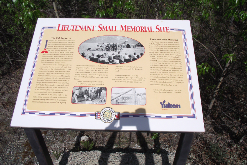 Lt. Roland Small Memorial (US Army Corps of Engineers), Alaska Highway