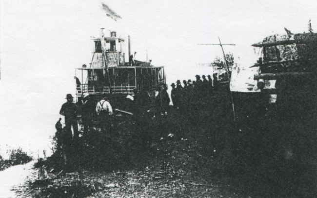 Sternwheeler Anglian ca.1899