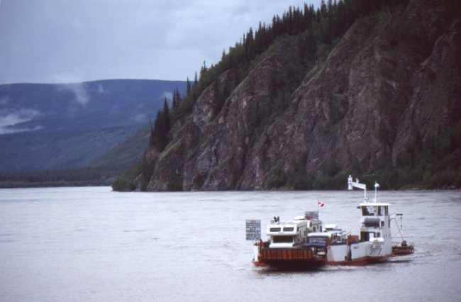 George Black Ferry, Yukon River, Dawson, July 1991