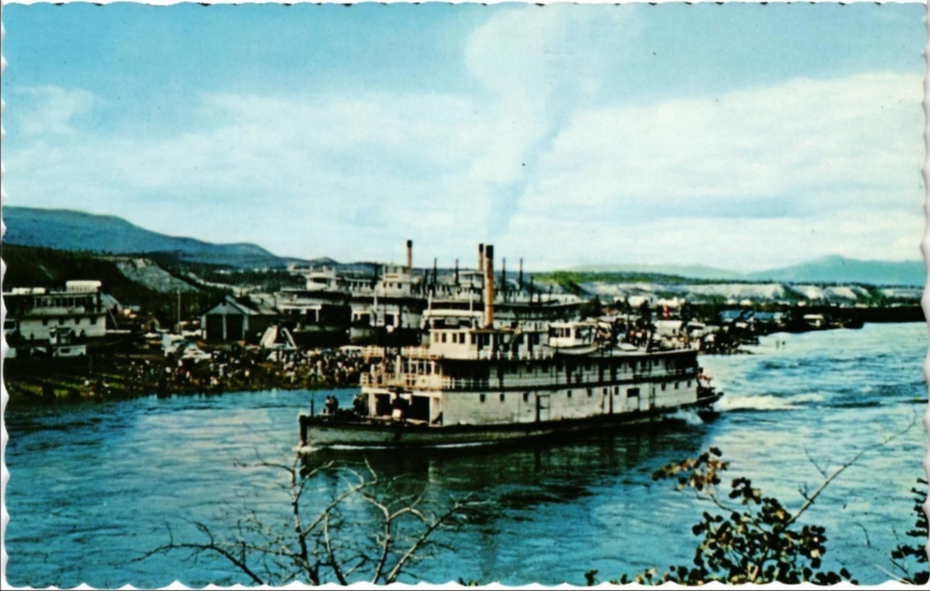 The S.S. Keno sails from Whitehorse on August 25, 1960