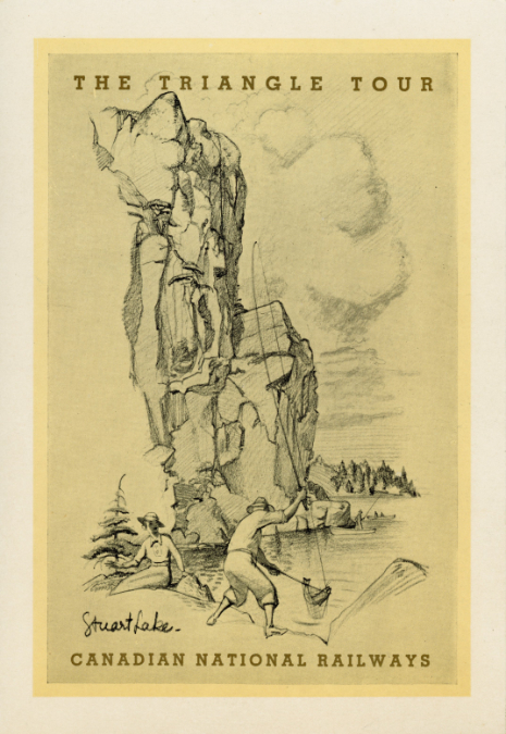 Canadian National Steamship Prince Robert - July 17, 1937 dinner menu