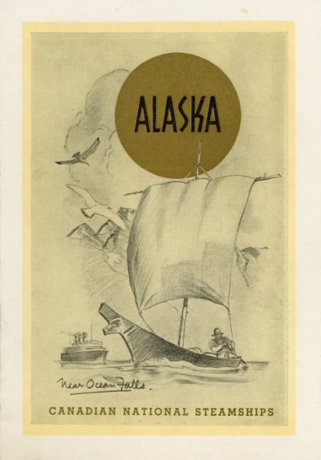Canadian National Steamship Prince Robert - July 21, 1937 dinner menu