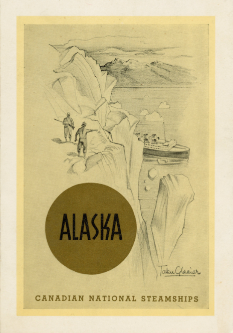 Canadian National Steamship Prince Robert - July 28, 1937 dinner menu
