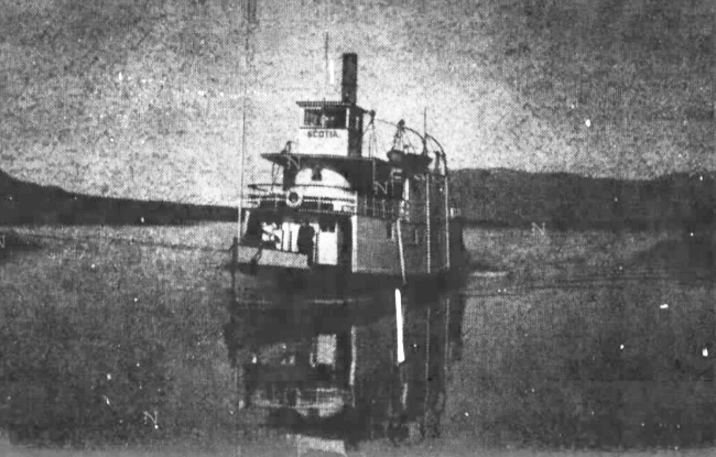 Scotia in about 1913. Photo by Bruce Watson.