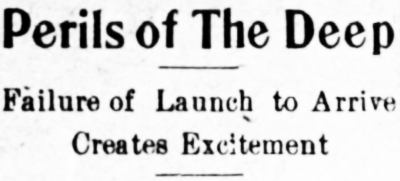 The Yukon River launch 'Sibilla' disappears, 1913