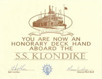 The Yukon River sternwheeler Klondike