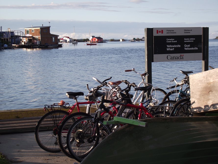 Bicycles in Yellowknife