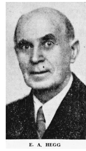E. A. Hegg, 1939