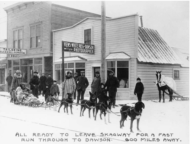 The E. A. Hegg photography studio in Skagway, 1899.