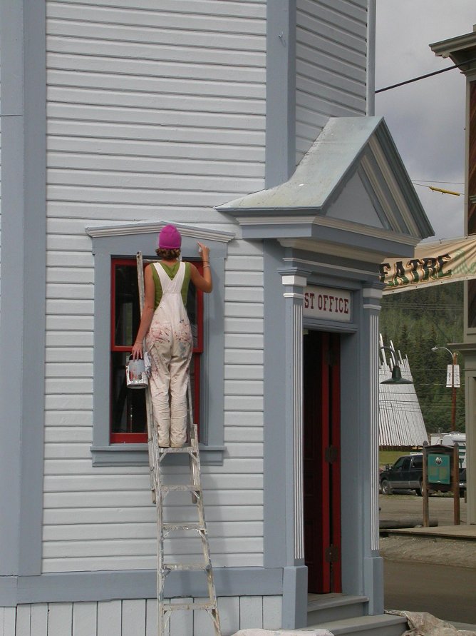 The historic post office - Dawson City, Yukon