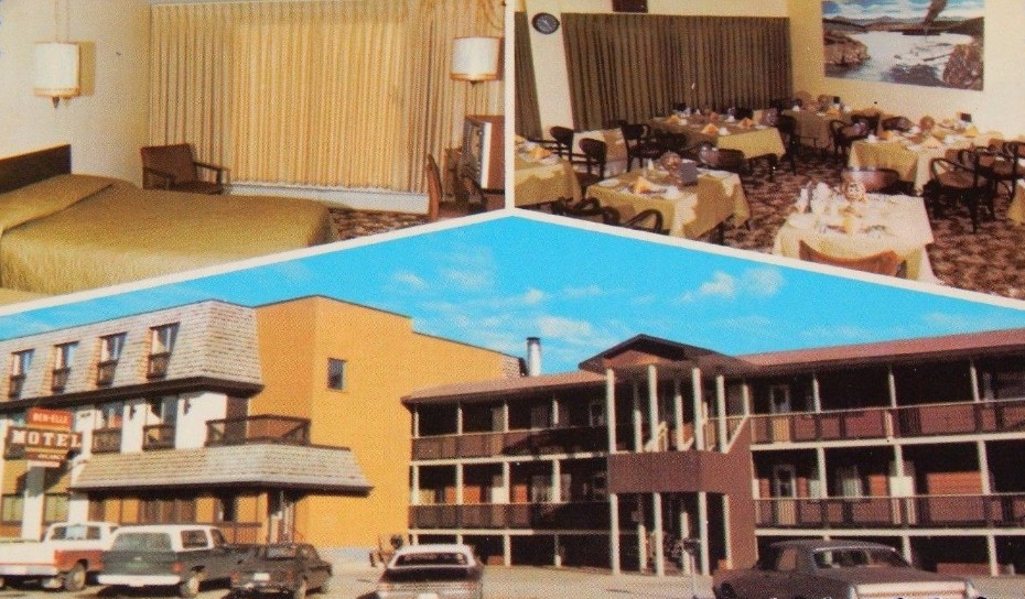 A postcard showing the Ben-Elle Motel, ca. 1978.