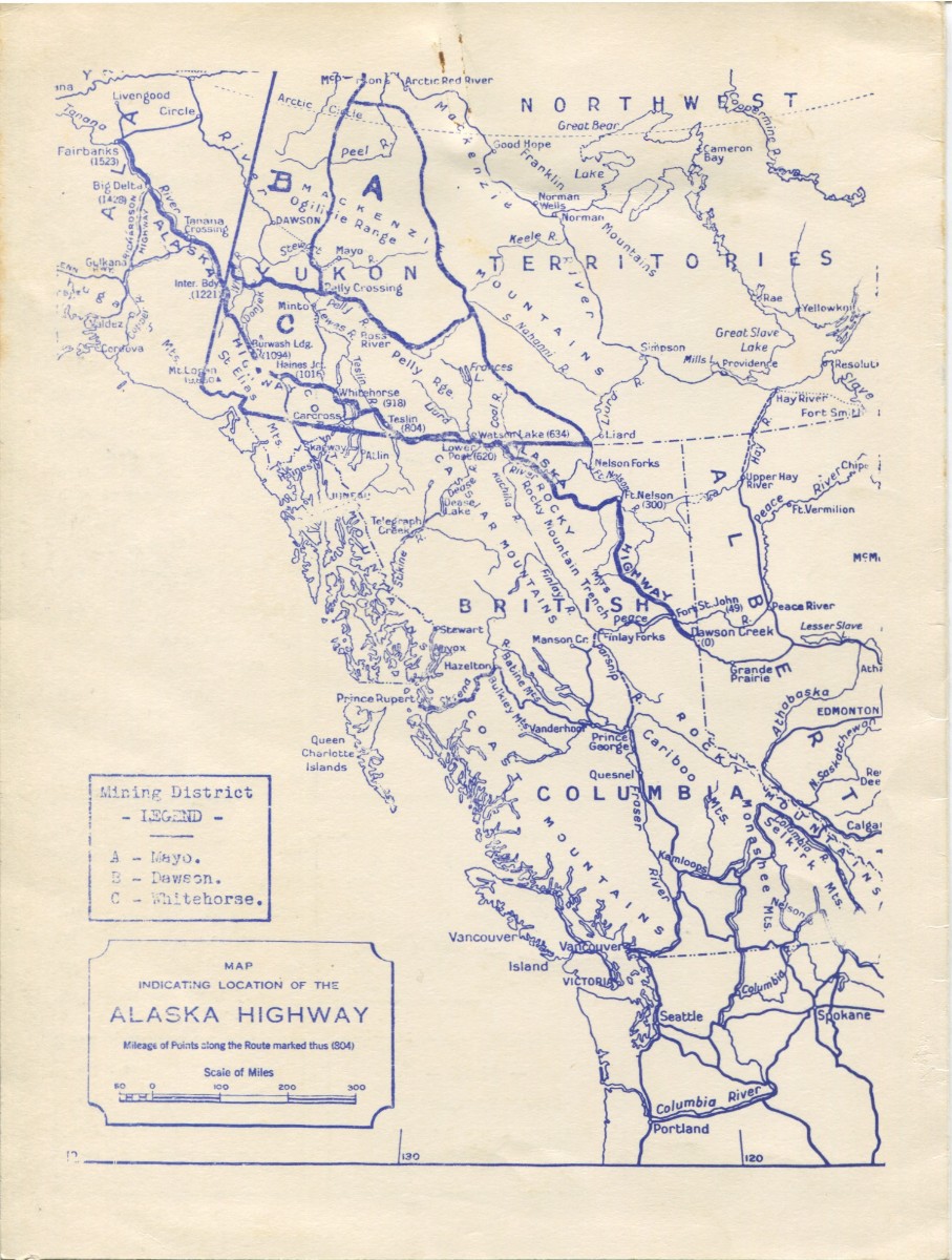 Whitehorse Inn Cafe menu - August 17, 1952