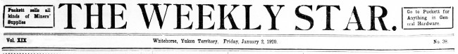 The Weekly Star, January 2, 1920