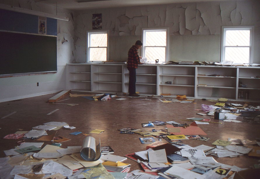 Abandoned school at Elsa, Yukon