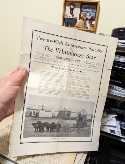 The 25th Anniversary publication of the Whitehorse Star