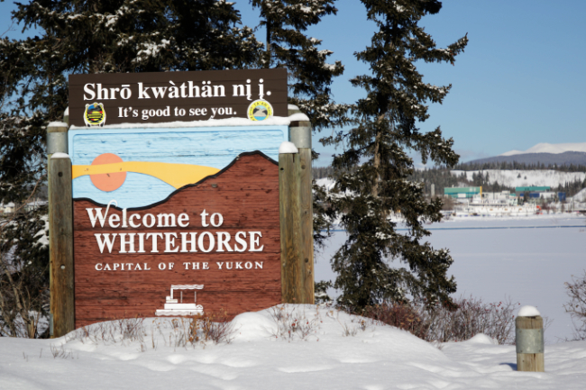 Welcome to Whitehorse, Robert Service Way