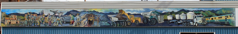 Mural in Whitehorse, Yukon