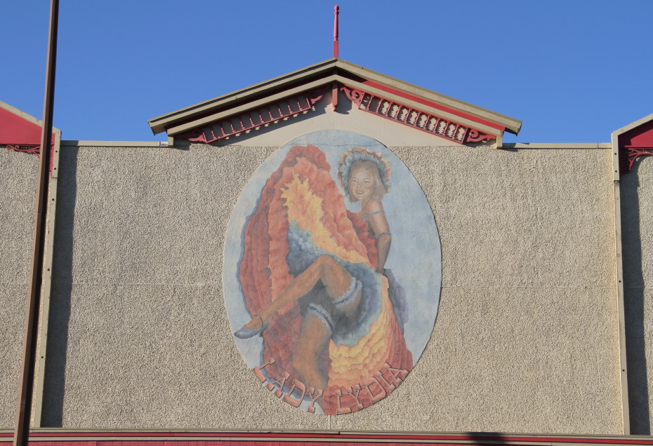 Mural on the T & M Hotel in Whitehorse, Yukon